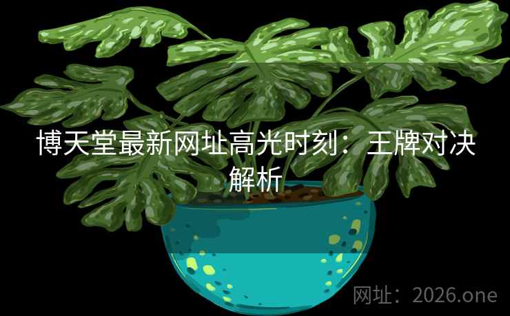 博天堂最新网址高光时刻：王牌对决解析