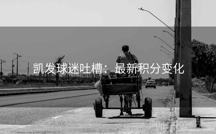 凯发球迷吐槽：最新积分变化